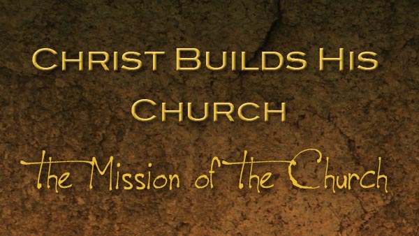 Christ Builds His Church