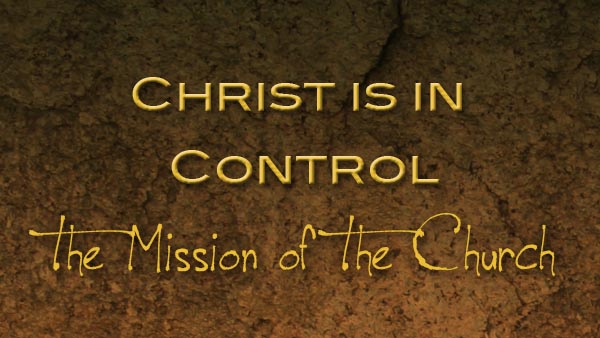 Christ is in Control
